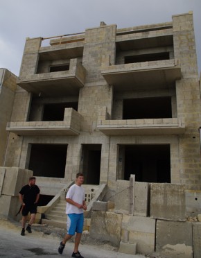 The building in Baħrija The building in Baħrija