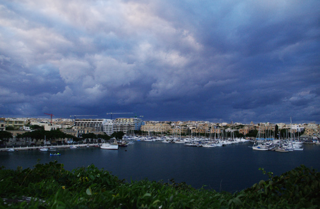 View over Ta’ Xbiex marina