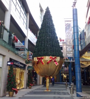 Bay street version of a Christmas tree Bay street version of a Christmas tree