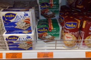 Different types of bread from Wasa