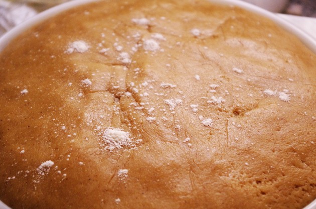 The gingerbread dough is ready! Now it has to rest for 24 hours before I bake the cookies.